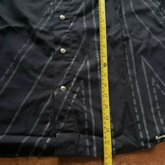 COOGI Heritage Long Sleeve BLACK Button Down Shirt Print Embroidered Men Sz XL - Picture 6 of 7